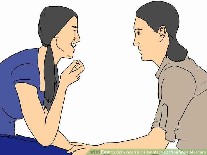 Image intitulée Convaincre Vos Parents de Vous Laisser Porter de Mascara Étape 3